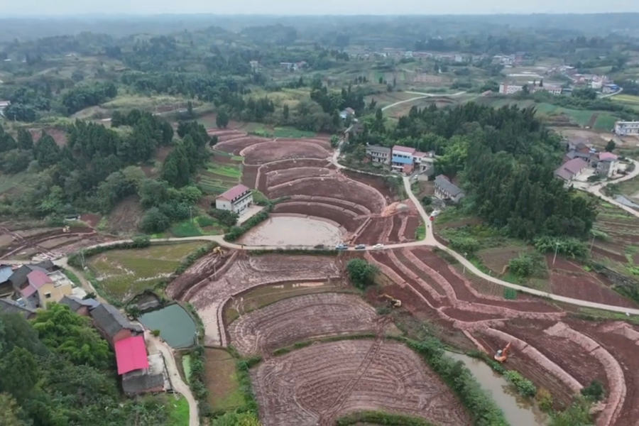 汇友集团内江东兴区2025年高标准农田项目建设绘就现代农业新图景